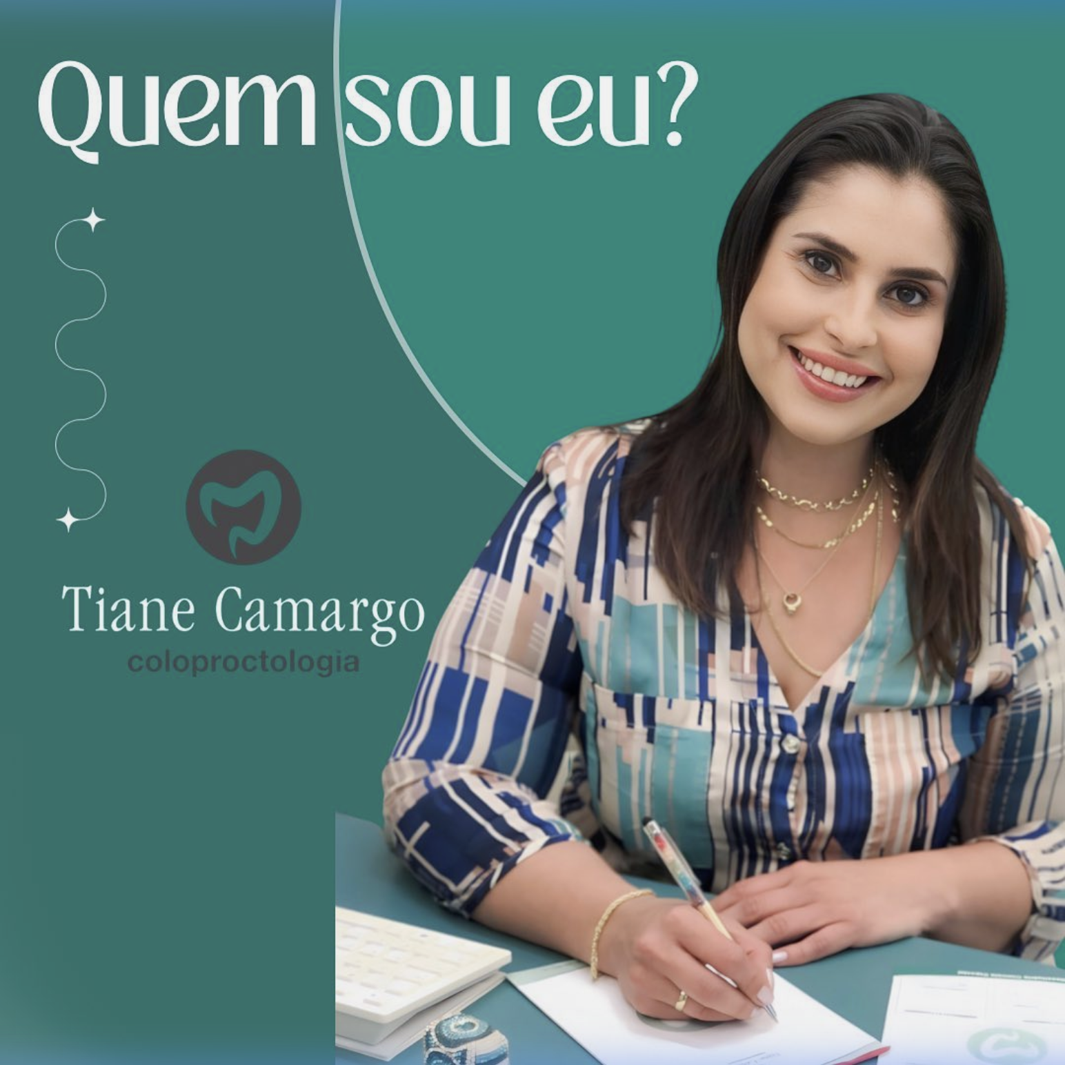 Foto Profissional da Dra. Tiane Camargo